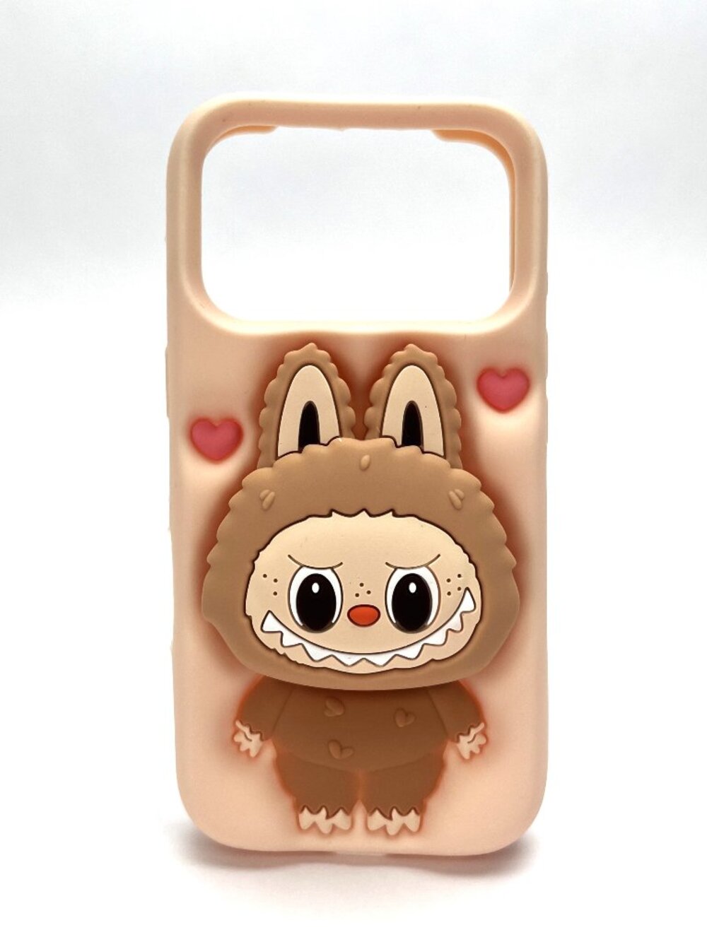 Phone Case - iPhone 17 Pro -Telescopic Stand - 3D Silicone Cover